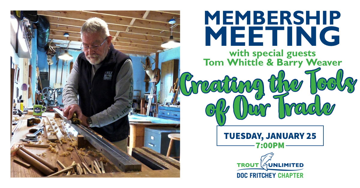 You are currently viewing CANCELLED: January Membership Meeting – “Creating the Tools of Our Trade”